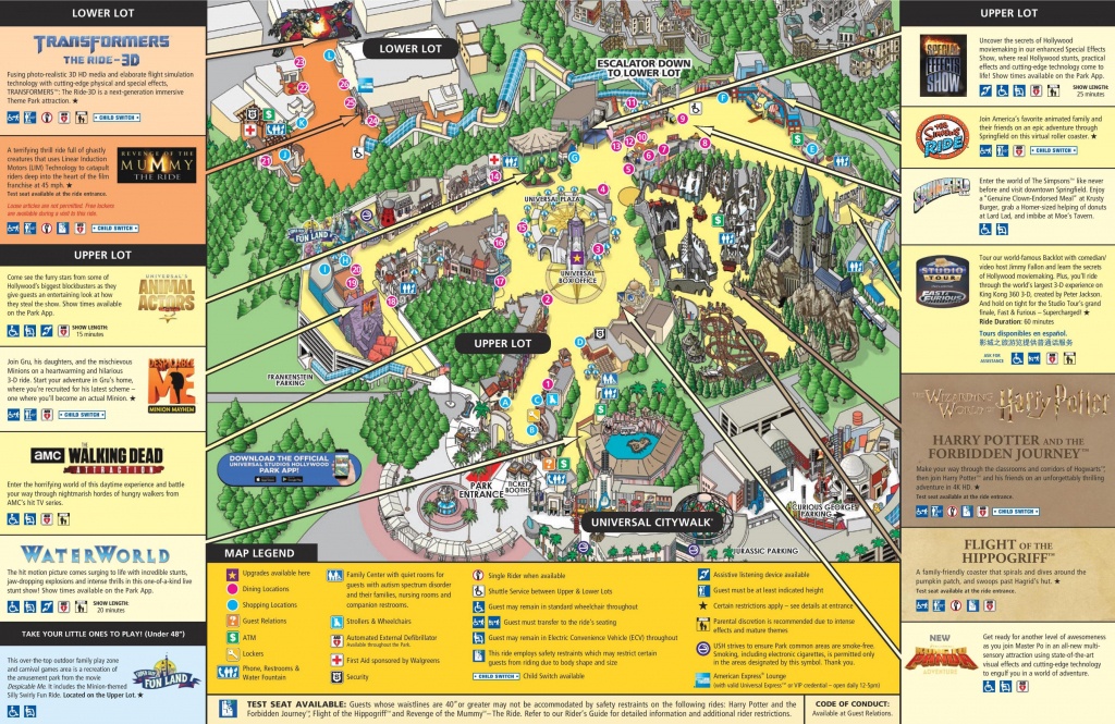 Universal Studios Los Angeles Map Map Of Universal Studios Los Universal Studios California Map 