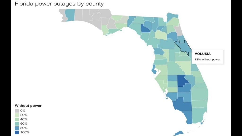 Update: Irma/florida Power Outage Map And How Long Repairs Could - Florida Power Outage Map