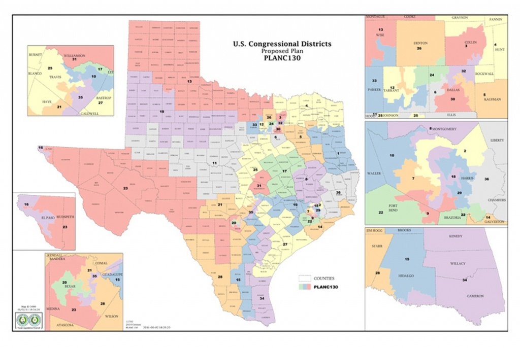 Updated: Senate Panel Approves Map | The Texas Tribune - Texas State Senate Map