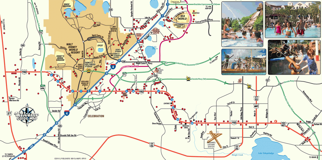 Us-192 Hotel Locator Map - Hotels In Orlando &amp;amp; Kissimmee - Map Of Hotels In Kissimmee Florida
