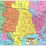 Us Map According To Timezone New Printable United States Map With   Printable Map Of Us Time Zones With State Names