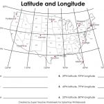 Us Maps Longitude Latitude New World Map With Latitude Longitude   World Map Latitude Longitude Printable