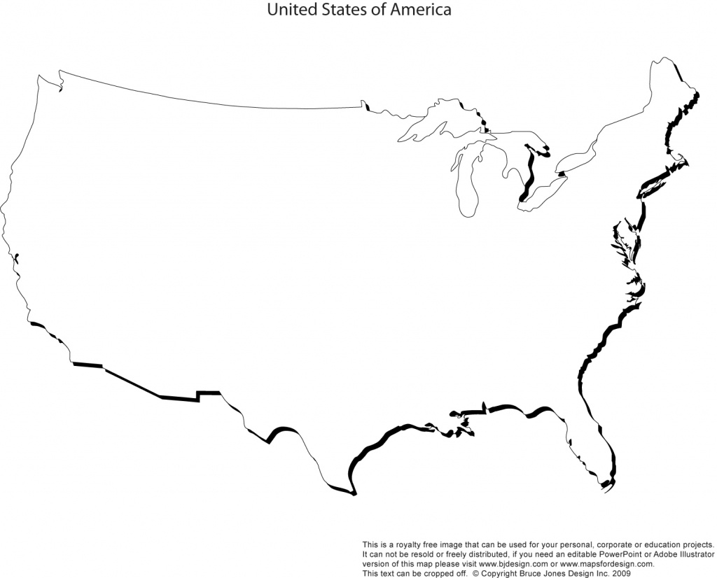 Us State Outlines, No Text, Blank Maps, Royalty Free • Clip Art - Blank Printable Usa Map