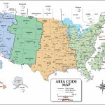 Usa Area Code And Time Zone Wall Map   Maps   Printable Time Zone Map For Kids