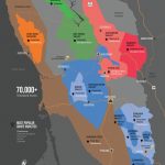 Usa: California, North Coast Wine Map | Carte Des Vins | Carte Des   California Wine Ava Map