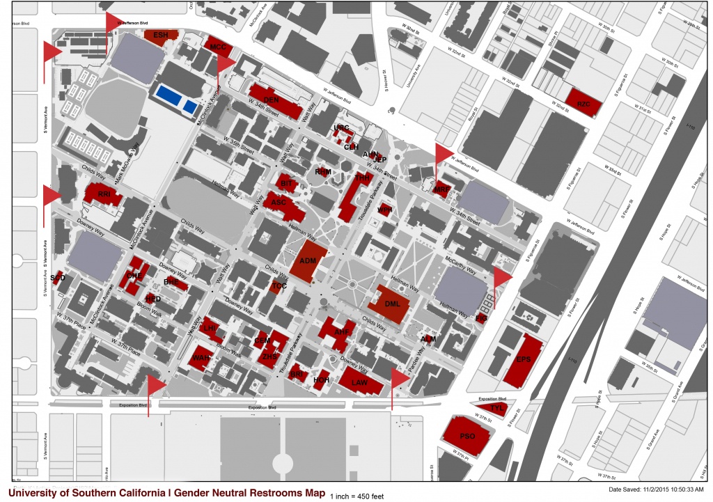 Usc Campus Map Printable | Free Printable Maps