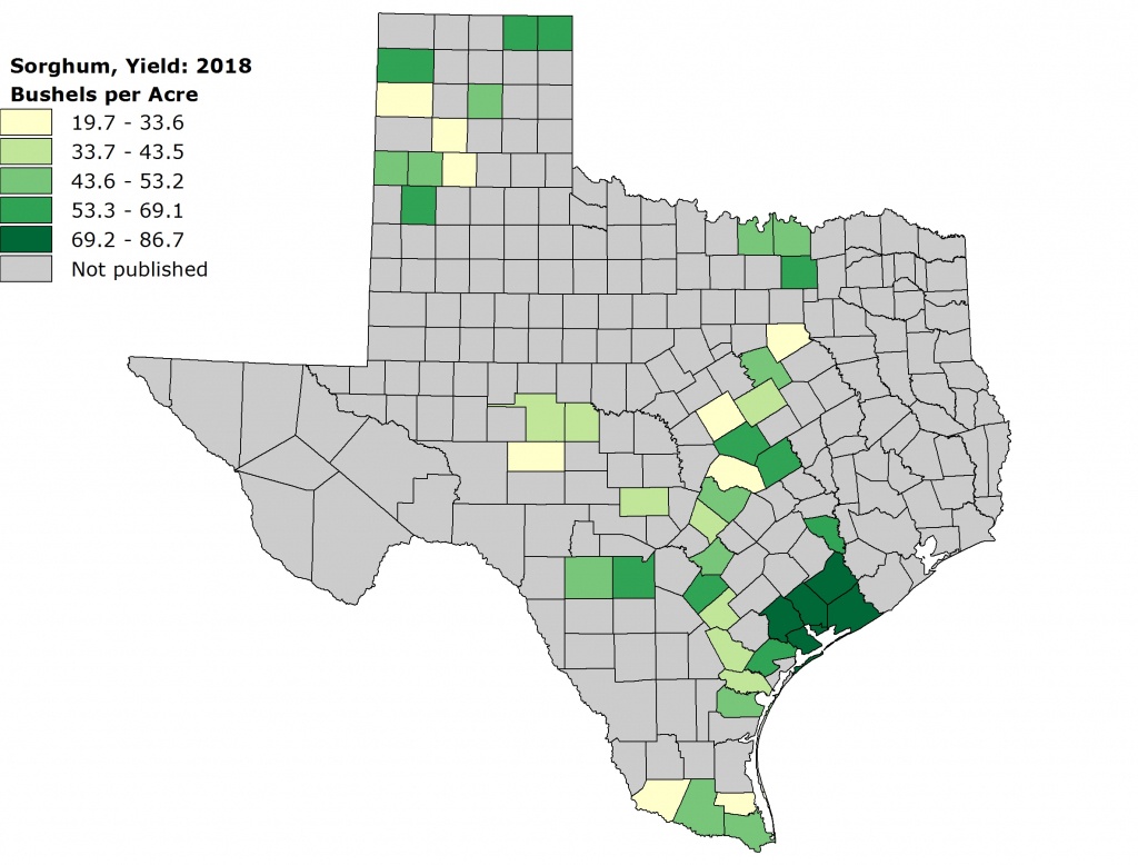 Usda - National Agricultural Statistics Service - Texas - County - Usda Map Texas