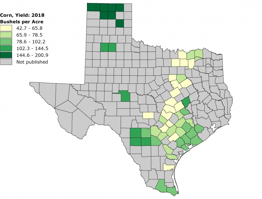 Usda - National Agricultural Statistics Service - Texas - County - Usda Map Texas