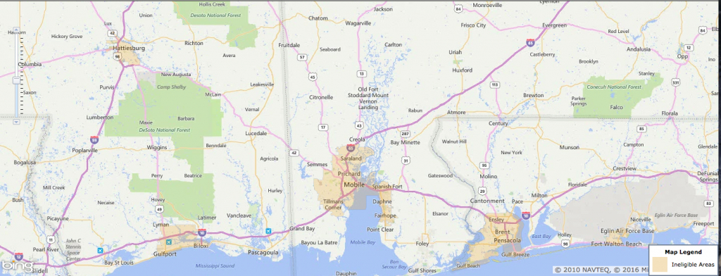 Usda Rural Development Loan - Mobile, Al - Usa Home Financing - Usda Eligibility Map California