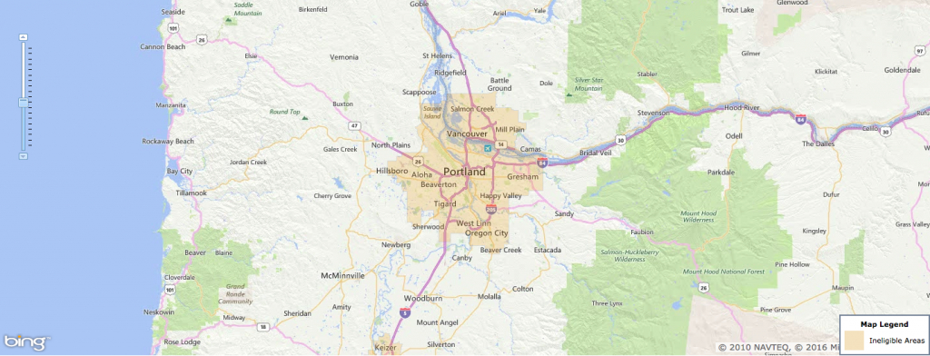 Usda Rural Development Loan - Portland, Or - Usa Home Financing - Usda Loan Map California