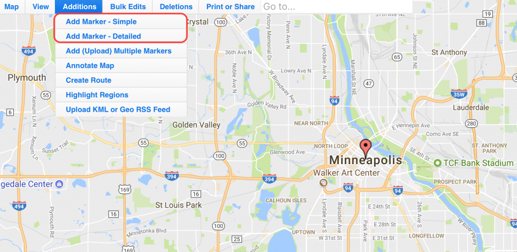 Use Map Maker To Add Locations On An Interactive Zeemaps Map - Printable Map Maker