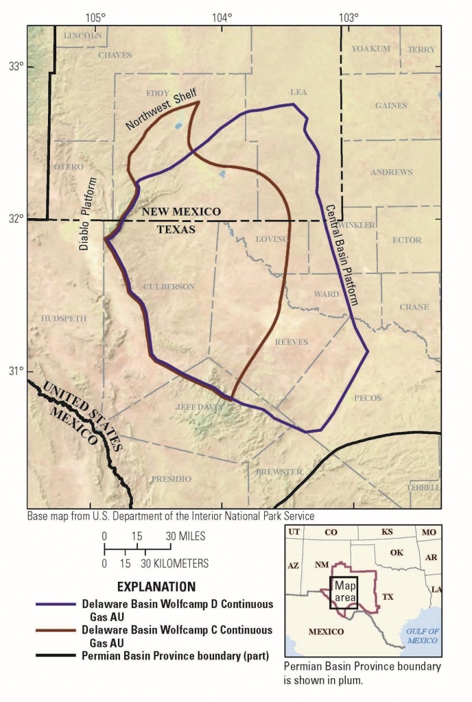 Usgs Announces Largest Continuous Oil Assessment In Texas And New Mexico - Spring Texas Map