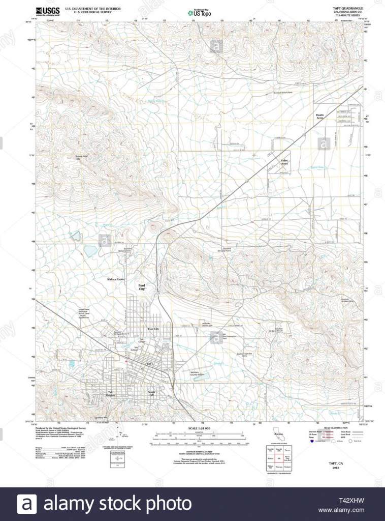 Taft California Map | Free Printable Maps