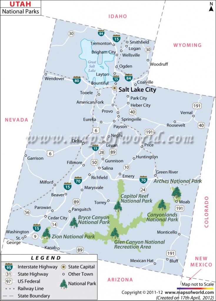 Utah National Parks Map. Husband And Myself On Trip To Capital Reef - Printable Map Of Utah National Parks