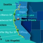 Valuable Tips For Planning A Drive From Seattle To Los Angeles   Seattle To California Road Trip Map