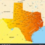 Vector Color Map Texas State Usa Image Vectorielle De Stock (Libre   Alice Texas Map
