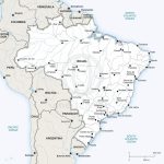 Vector Map Of Brazil Political | One Stop Map   Free Printable Map Of Brazil