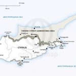 Vector Map Of Cyprus Political | One Stop Map   Printable Map Of Cyprus