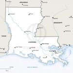 Vector Map Of Louisiana Political | One Stop Map   Printable Map Of Louisiana