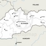 Vector Map Of Slovakia Political | One Stop Map   Printable Map Of Austria