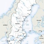 Vector Map Of Sweden Political | One Stop Map   Printable Map Of Sweden