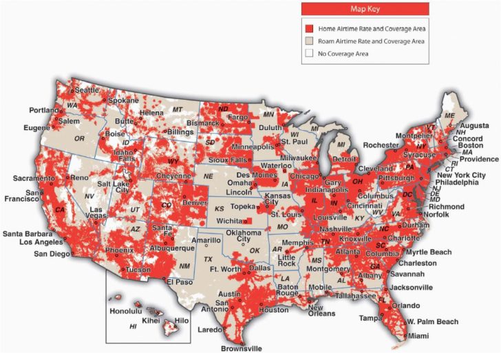Verizon Coverage Map California