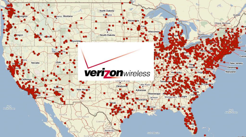 Verizon Lte Coverage Map California - Free Printable Maps