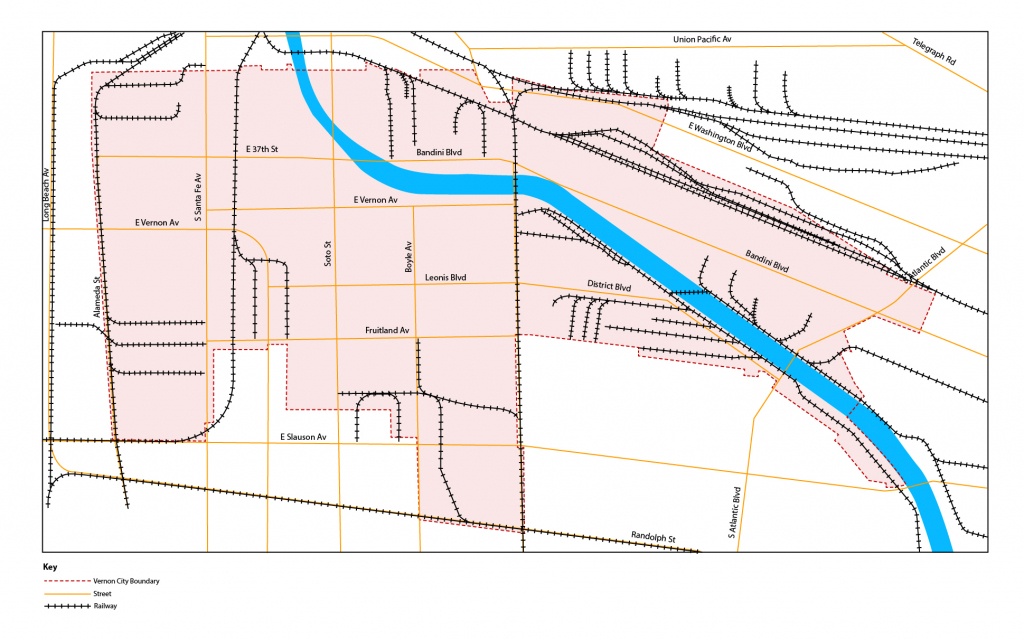 Vernon, California – Second L.a. Market | Klein Commercial Real Estate - Vernon California Map