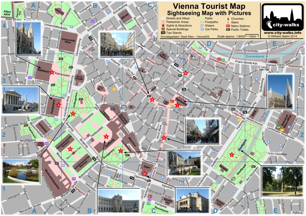 Vienna Tourist Attractions Map - Printable Tourist Map Of Vienna