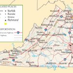 Virginia Highway Map   Virginia State Map Printable