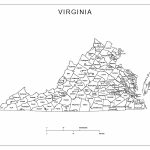 Virginia Labeled Map   Virginia County Map Printable | Printable   Printable Map Of Virginia