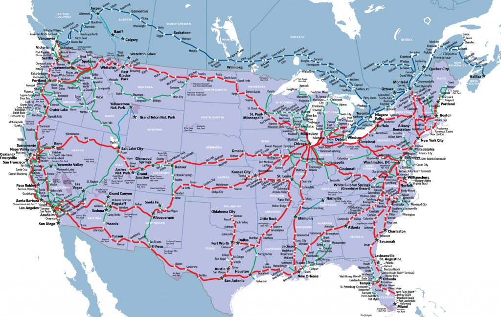 Visit America&amp;#039;s Most Stunning National Parkstrain In 2019 - Amtrak California Zephyr Map