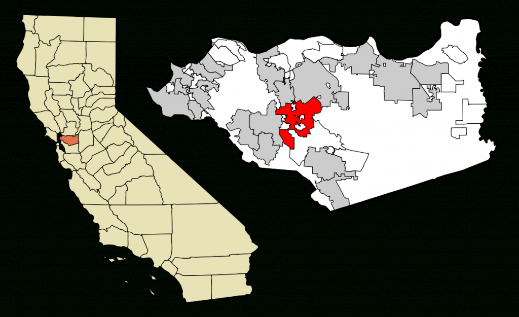 Walnut Creek, California - Wikipedia - Walnut California Map