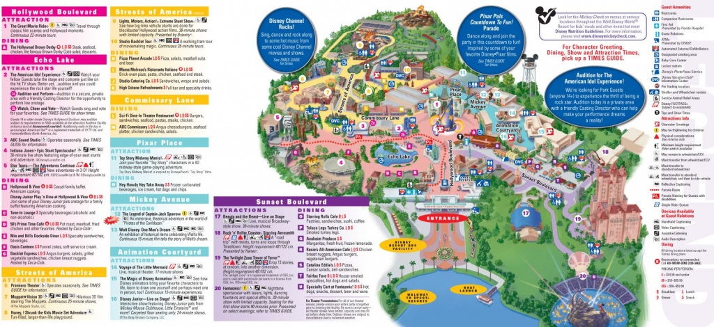 Walt Disney World Map 2014 Printable | Walt Disney World Park And - Maps Of Disney World Printable