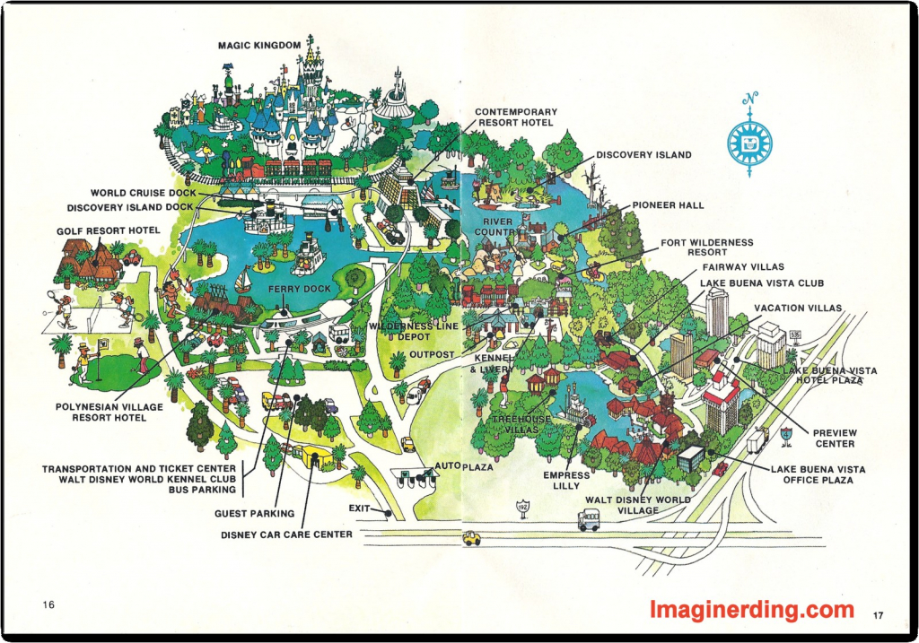 Walt Disney World Map - World Wide Maps - Walt Disney Florida Map