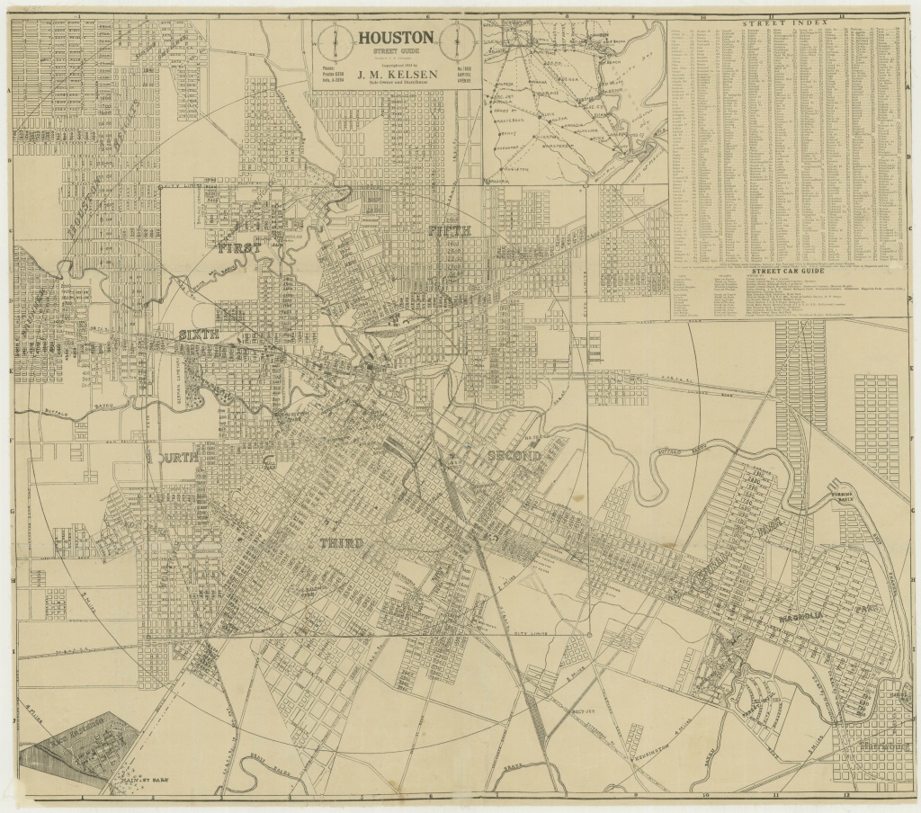 Wards Of Houston - Wikipedia - Show Map Of Houston Texas