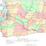 Washington Printable Map   Printable Map Of Washington State
