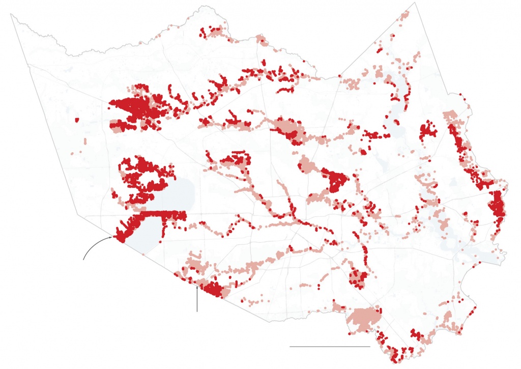 Water Damage From Hurricane Harvey Extended Far Beyond Flood Zones - Fema Flood Maps Texas