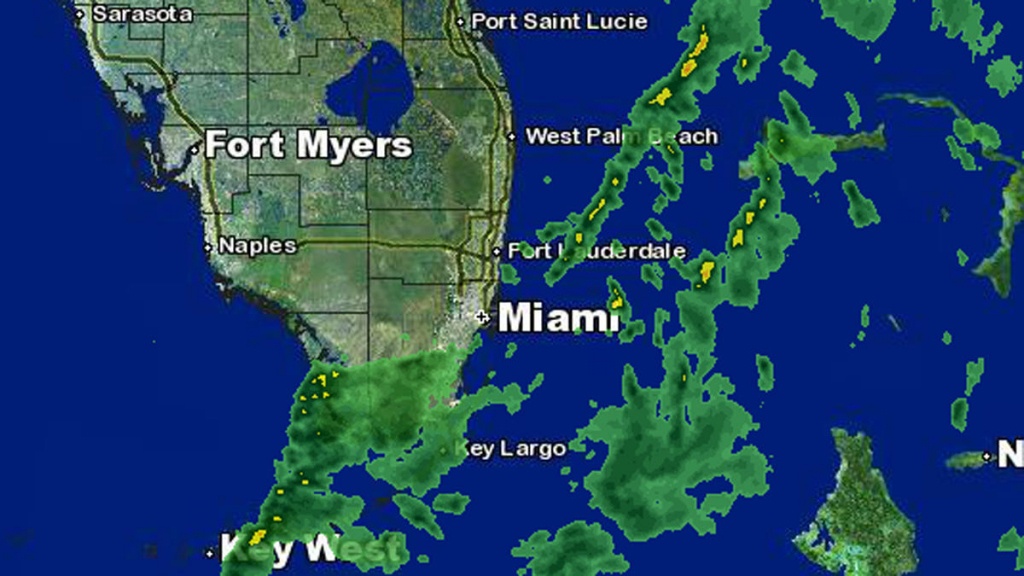 Track South Florida Storms With Nbc 6s Interactive Weather Radar South Florida Weather Map 0759