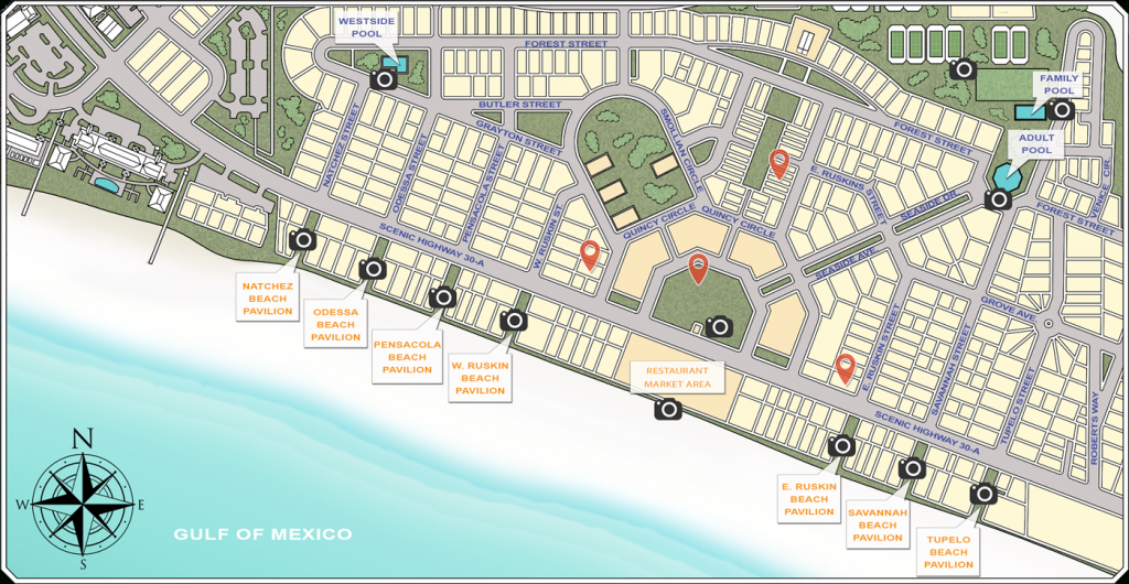 Website - Seaside Sample Map - Map Of Seaside Florida Area