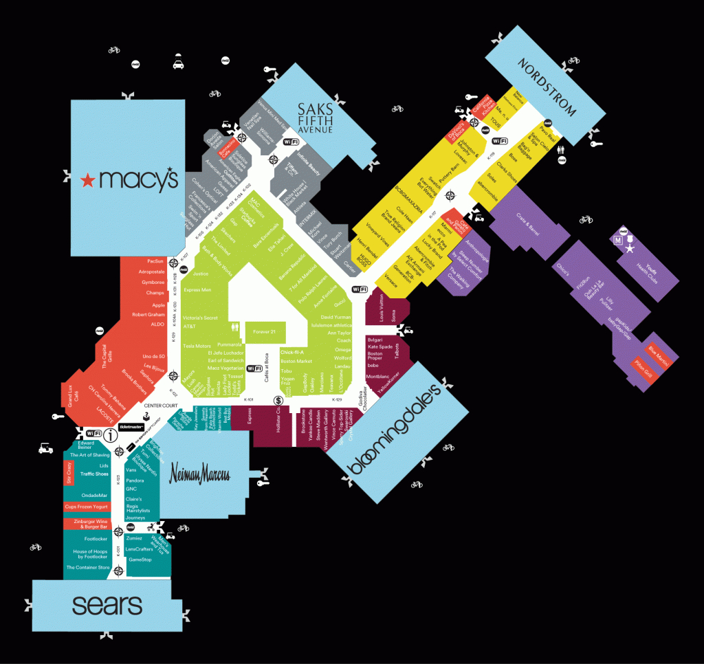 Welcome To Town Center At Boca Raton® - A Shopping Center In Boca - Florida Mall Map