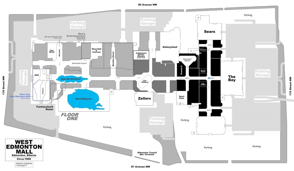 West Edmonton Mall | Renovations - Page 49 - Printable West Edmonton Mall Map