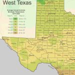 West Texas Plant Hardiness Zone Map • Mapsof   Texas Growing Zone Map