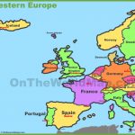 Western Europe Map   Printable Map Of Western Europe