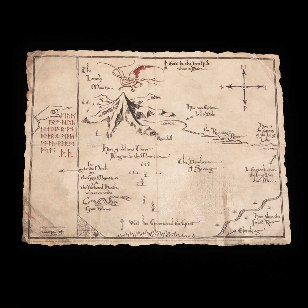 Weta Workshop - Thror&amp;#039;s Map Printable