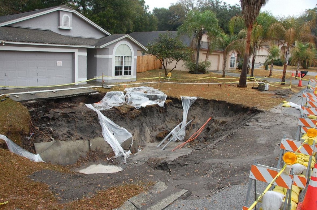 What Causes Sinkholes In Florida? | Interactive Sinkhole Maps - Interactive Sinkhole Map Florida