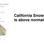 What Drought? California Snowpack Is Now Above Normal | Watts Up   California Snowpack Map