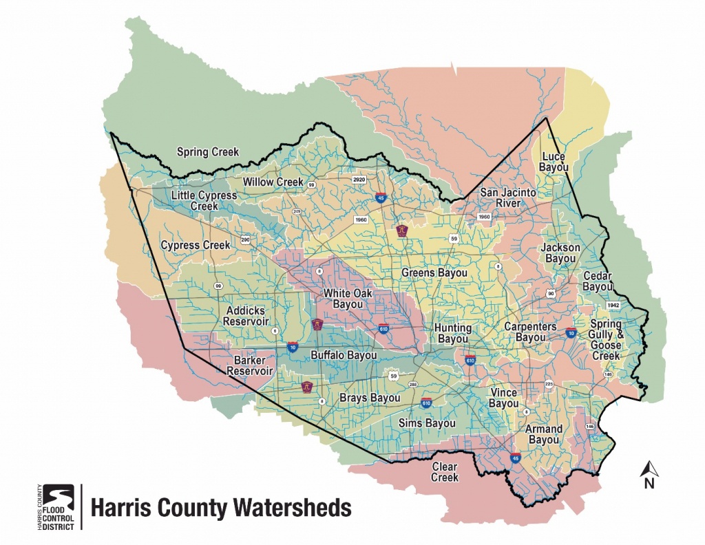 Katy Texas Flooding Map  Free Printable Maps