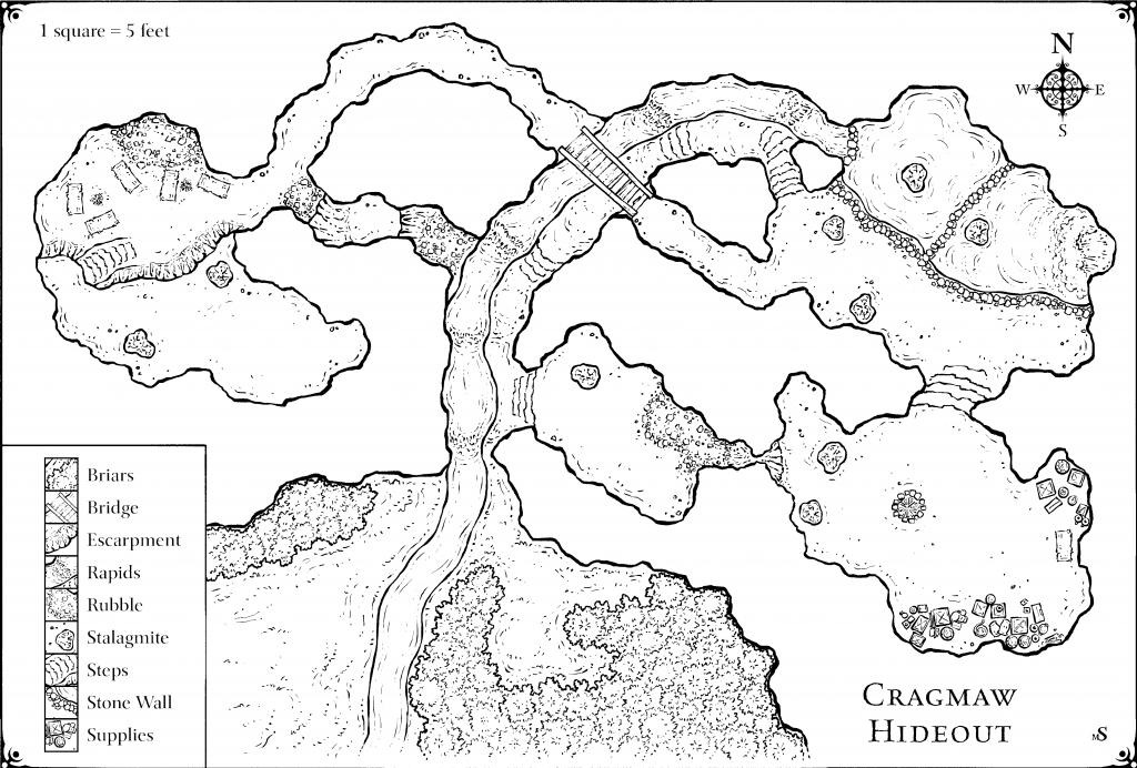Where Can I Find Printer Friendly Lost Mine Of Phandelver Maps? : Dnd - Lost Mine Of Phandelver Printable Maps