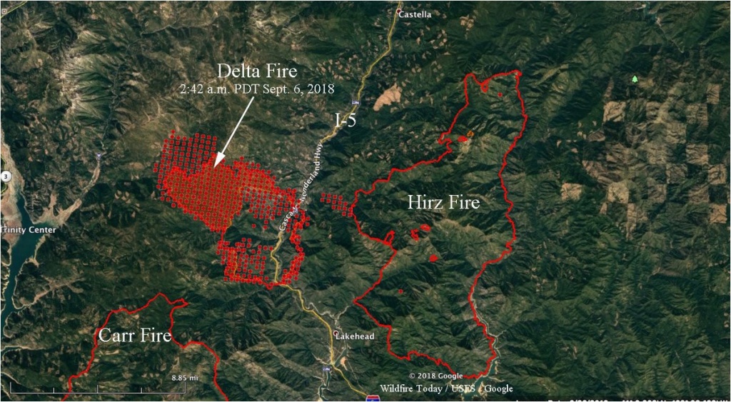 Where Is Redding California On Map Wildfire Today D On Twitter - Redding California Fire Map